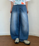 Kokans Summer Washing Denim Wide Pants