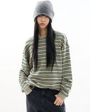 Joy stripe loose fit long sleeve
