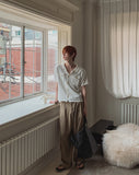 Marlon Two-Tuck Curved Slacks