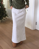 [Brushed Lining] Ruhi Angora Line Maxi Long Skirt