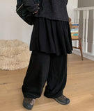 Kimters Brushed Banding Skirt Pants