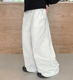 Daiki Banding String Color Matching Fleece Pants