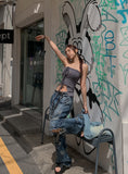 Ozzy Dirty Vintage Wide Denim Pants