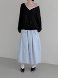 Two-way Loose Fit Wrap Balloon Cardigan