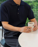 Ice Silk Collar Knit