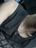Metal chain necklace