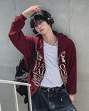 Patek Waffle Print Hood Zip-Up