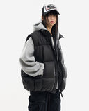 Dimension 2-way zip-up down vest