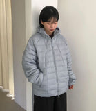 [Unisex] Shindu Hood Duck Down Lightweight Padding Jacket Jumper - 100% Duck Down