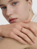 Ice Cushion Silver Ring M