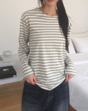 Conte Stripe Overfit Long Sleeve T-Shirt