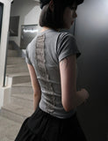 Back Lace Tee