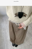 Frilled See-Through Layered Knit