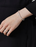 Essence Silver (W) Crown Tennis Bracelet 3mm