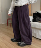Bantree pin tuck line banding pants