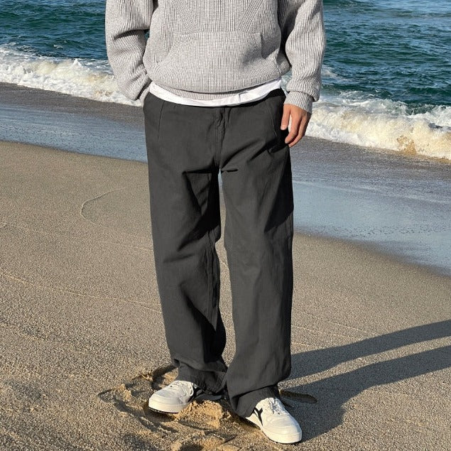 【MODERNIF】Reven Pocket Wide Pants modernif (モダンイフ) - リーベンポケットワイドパンツ / Reven