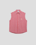 No.084 PARAGRAPH PLAID SLEEVELESS SHIRT