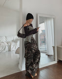 Teed Color Matching Military Cargo Training Pants