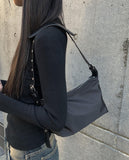 Baddie eyelet cross shoulder bag