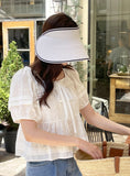 Hello Rattan Banding Sun Cap