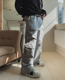 Himon Sweat Dart Pocket Cargo Wide Pants