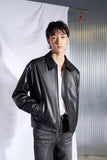 [Real Leather] Lambskin Overfit Two Way Single Jacket