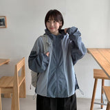 [unisex] Netijyu String Color Over Hood Wind Jacket