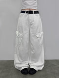 [Belt SET] Trum Big Pocket Cargo Wide Pants