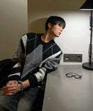 Mohair Argyle Knitwear