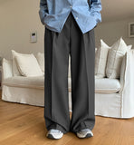 [BAONHAUS] Pinch Pintuck Wide Slacks