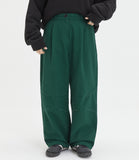 [BAONHAUS] Nteto stitch cotton pin tuck banding pants