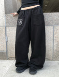 [MADE] Kirin am Lettering String Wide Training Pants