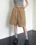 Thames Vintage Cargo Pocket Half-Length Bermuda Pants
