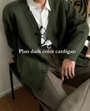 Plan Dark Color Cardigan