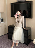 Pierre Double Tulle Banding Skirt