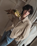 Knittle move linen blouson jacket
