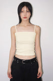 SQUARE NECK SLEEVELESS
