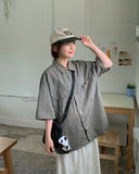 [Unisex] Kiln Rivet Pocket Nylon Short Sleeve Shirt