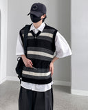 Riller Mix V-Neck Knit Vest