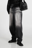 Slide Balloon Denim Pants