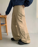 Ian Wave Slit Cotton Pants