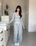 Grainy Wide Training Pants