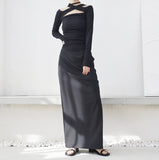 Sage Cutout Strap T-shirt