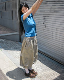 Neyo two-way string cargo bermuda pants