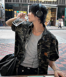 Camo Leather Patch Shirt