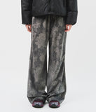 (W) Velvet Flower Pants