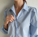 Remeld Collar Puff Shirt