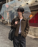 Poste Rivet Leather Trucker Jacket
