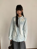 Runpony Pocket Washing Denim Shirt