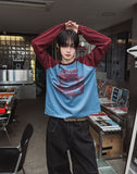 Vision Color Matching Raglan Long Sleeve